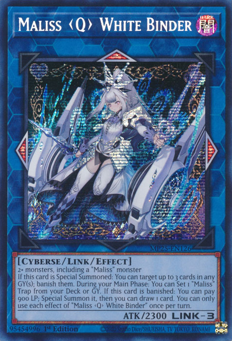 Maliss <Q> White Binder
