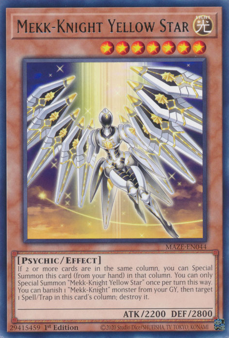 Mekk-Knight Yellow Star