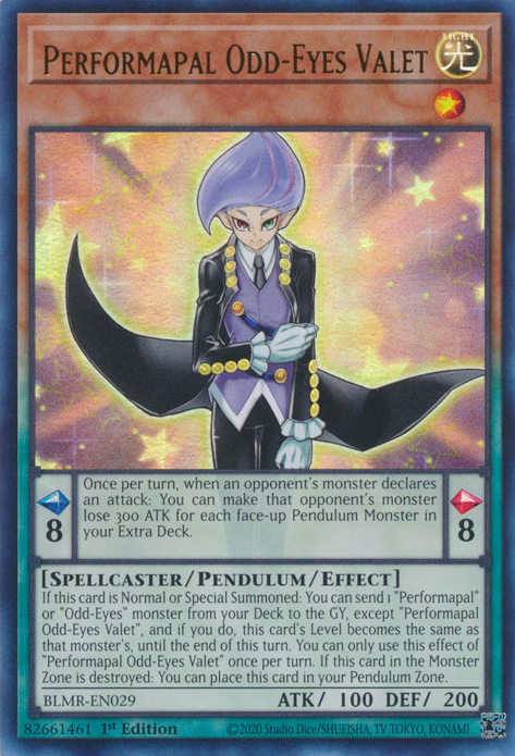 Performapal Odd-Eyes Valet