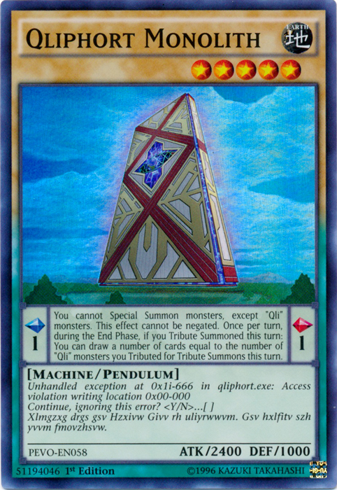 Qliphort Monolith