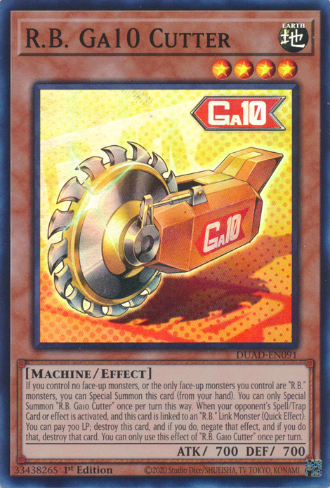 R.B. Ga10 Cutter