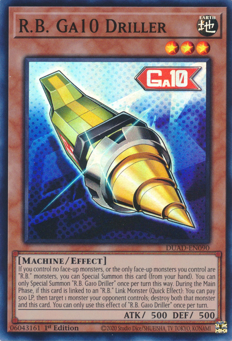 R.B. Ga10 Driller