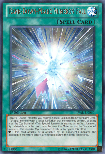 Rank-Down-Magic Numeron Fall