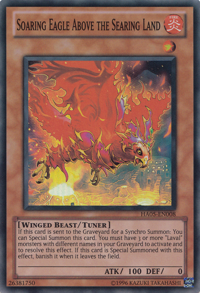 Soaring Eagle Above the Searing Land