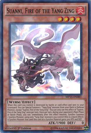 Suanni, Fire of the Yang Zing