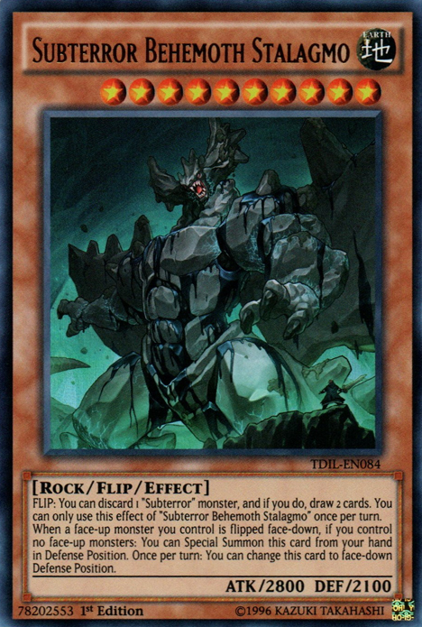 Subterror Behemoth Stalagmo
