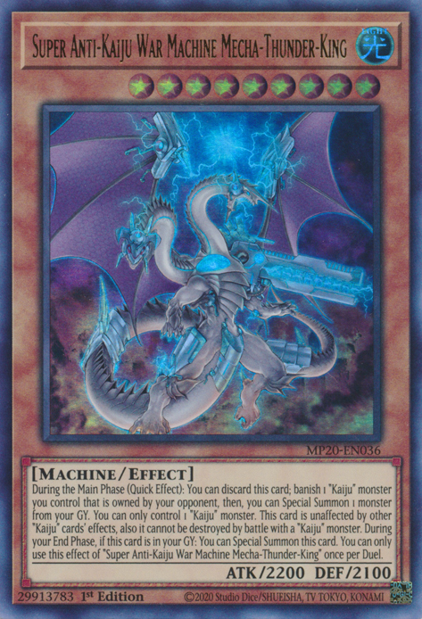 Super Anti-Kaiju War Machine Mecha-Thunder-King
