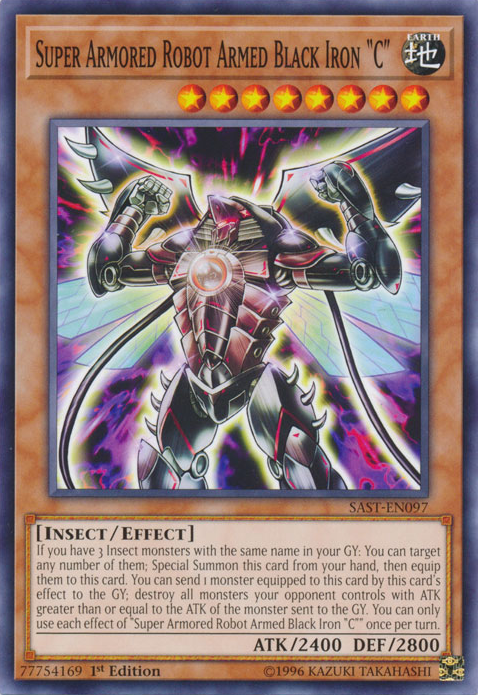 Super Armored Robot Armed Black Iron "C"