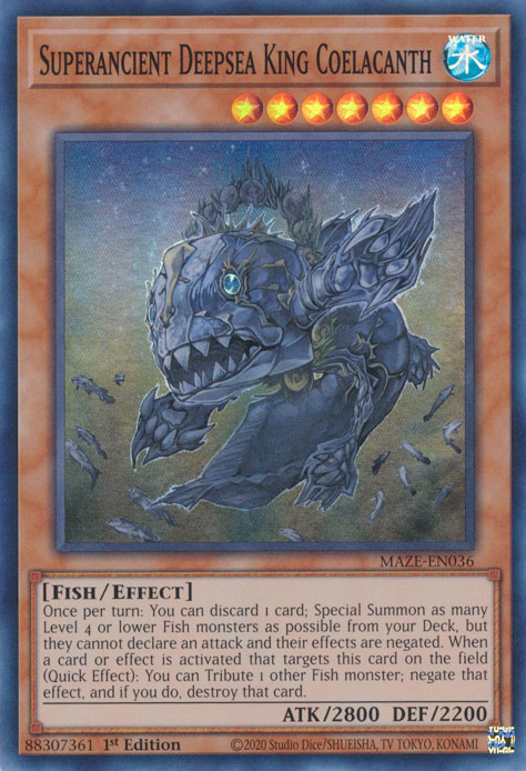 Superancient Deepsea King Coelacanth
