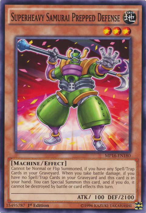Superheavy Samurai Prepped Defense