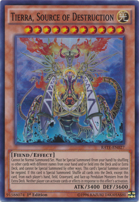 Tierra, Source of Destruction