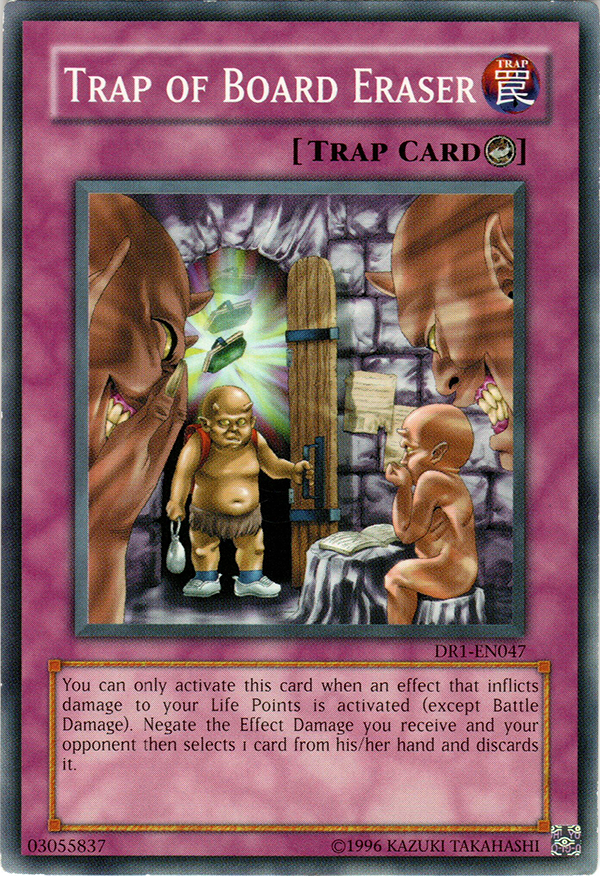 Trap of Board Eraser