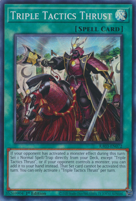 Triple Tactics Thrust