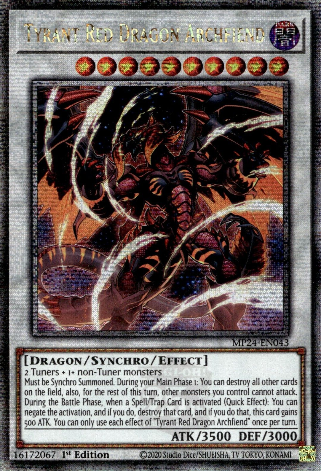 Tyrant Red Dragon Archfiend
