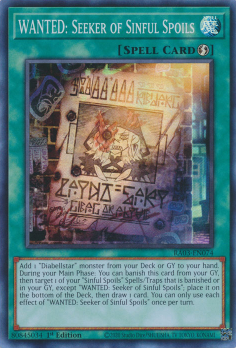 WANTED: Seeker of Sinful Spoils