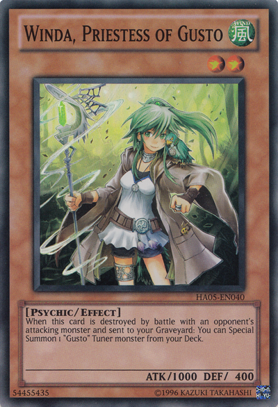 Winda, Priestess of Gusto