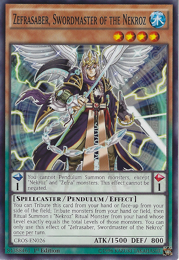 Zefrasaber, Swordmaster of the Nekroz